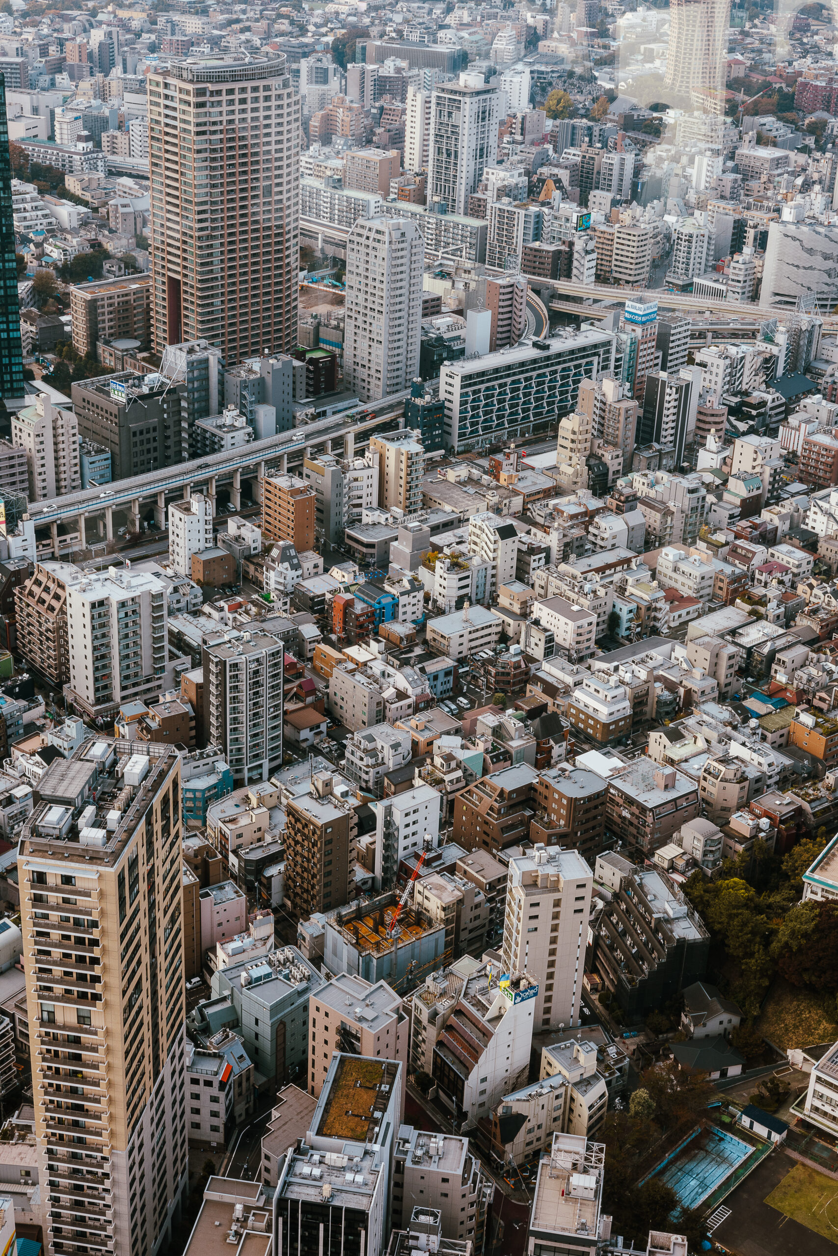 Vue depuis la Tokyo Tower